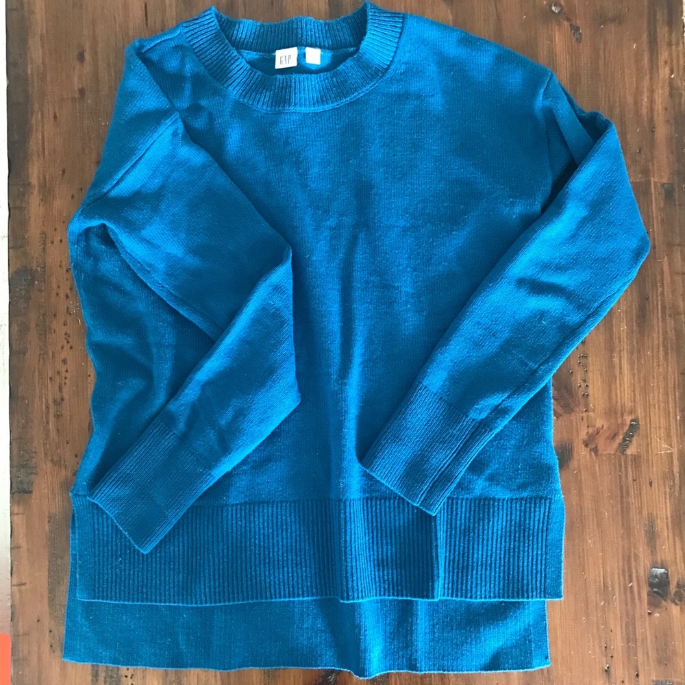 Gap Wool Blend Teal Sweater